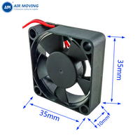 Ventilateur axial AM3510H5B 35x35x10mm, 3510, 5V 12V, ventilateur de refroidissement DC à roulement à manchon
