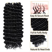 Extensions de cheveux humains au crochet à nœuds invisibles, style plumes Miracle Knots, bouclés birmans pour tresses