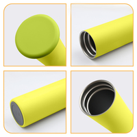 Bouteille d'eau en acier inoxydable en gros, 350 ml, tasse scellée anti-fuite, design champignon, personnalisable avec logo, tasse pour enfants