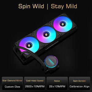 LOVINGCOOL Custom LOGO RGB 240mm CPU AIO Liquid Cooler Kit <span class=keywords><strong>Gamer</strong></span> DC Infinite Halos Gaming <span class=keywords><strong>PC</strong></span> Water Cooling Radiator pour INTEL - Product Image 6