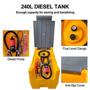 Sumac Portable Plastic 240L 480L Tanque de combustible diésel con boquilla dispensadora automática Kit de bomba Venta de reabastecimiento en el sitio para Uruguay - Product Image 2
