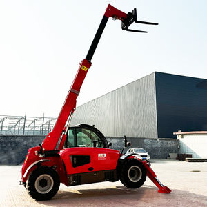 Chine Ventes d'usine Nouveau chariot télescopique 4WD 3 tonnes 4 tonnes 5 tonnes Chariot élévateur télescopique certifié CE Chargeur sur pneus - Product Image 6