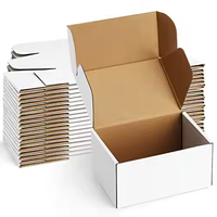 Boîte d'expédition en carton ondulé pour avion, boîte d'expédition robuste, boîte d'emballage pliable, boîtes en papier pour la logistique express et les petites entreprises