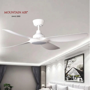 Quạt trần LED trong nhà siêu yên tĩnh 52 inch, trang trí nhà hiện đại, 6 tốc độ gió, động cơ DC, điều khiển từ xa, đèn điện gia dụng sáng - Product Image 1