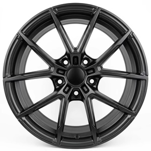 Cerchi Scomponibili a 5 Razze da 17 18 19 20 Pollici per BMW Serie 3 4 5 G20 G30 F30 M Sport, Nero Opaco Satinato, Cerchi Performance 5x112 5x120 - Product Image 1