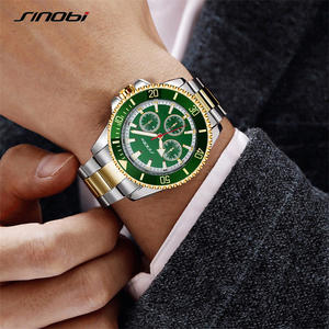 Montre-bracelet chronographe à quartz pour homme, grand cadran 43 mm, aiguille des secondes en forme d'avion, aiguilles lumineuses - Product Image 2