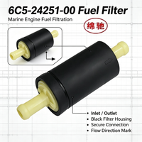 Filtro de Combustible OEM Estándar Perfect Match 6C5-24251-00, Componente Eficiente para la Purificación de Combustible para Motor Fuera de Borda Yamaha