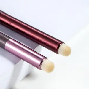 2024 Portable Single Lip Makeup Brush Round Head Lip Halo Dye Brush Lipstick Surface Bullet Concealer Brush