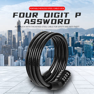 <span class=keywords><strong>Antivol</strong></span> de vélo à câble à combinaison <span class=keywords><strong>Master</strong></span> <span class=keywords><strong>Lock</strong></span> pour cadre de vélo - Product Image 2