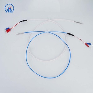 6*50 मिमी जांच pt1000 वर्ग ए-50 से 200 3 तार 1 मीटर 2 मीटर ptfe तार तापमान सेंसर - Product Image 1