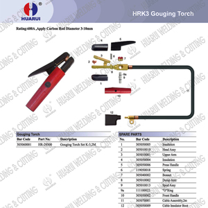 HUARUI 600A Hàn <span class=keywords><strong>Torch</strong></span> K3 <span class=keywords><strong>Gouging</strong></span> <span class=keywords><strong>Torch</strong></span> - Product Image 6