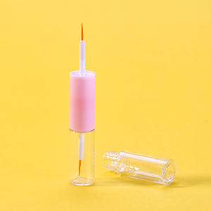 2 في 1 أنبوب ماسكارا وردي شفاف فاخر ملمع شفاه فارغ عبوة ماسكارا بلاستيك مزدوج الوجهين - Product Image 2