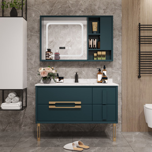 Armoire <span class=keywords><strong>de</strong></span> rangement blanche ou noire pour <span class=keywords><strong>salle</strong></span> <span class=keywords><strong>de</strong></span> <span class=keywords><strong>bain</strong></span>, lavabo sur pied, 1 pièce - Product Image 3