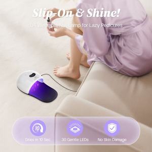 Sèche-ongles <span class=keywords><strong>UV</strong></span> LED 48W à double usage, <span class=keywords><strong>lampe</strong></span> à ongles pour les mains et les pieds avec repose-pieds amovible - Product Image 3