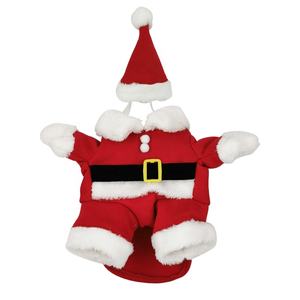 Fashion <b>Dog</b> Cat Christmas <b>Clothes</b> Santa Claus Standing Costume Winter Hoodie Coat Pet <b>Clothes</b> Luxury Pet <b>Clothes</b> <b>Designer</b> - Product Image 1