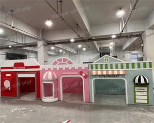 Gaun Princess Fire Station lucu peralatan taman bermain dalam ruangan rumah boneka bermain peran anak untuk pesta kafe dan mal - Product Image 4