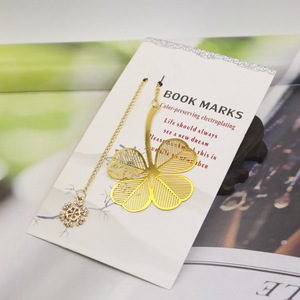 Fabricante, venta al por mayor, marcapáginas de vena de latón, regalos de empresa, borlas ahuecadas, manualidades, suministros escolares, novedad de <span class=keywords><strong>2022</strong></span> - Product Image 6