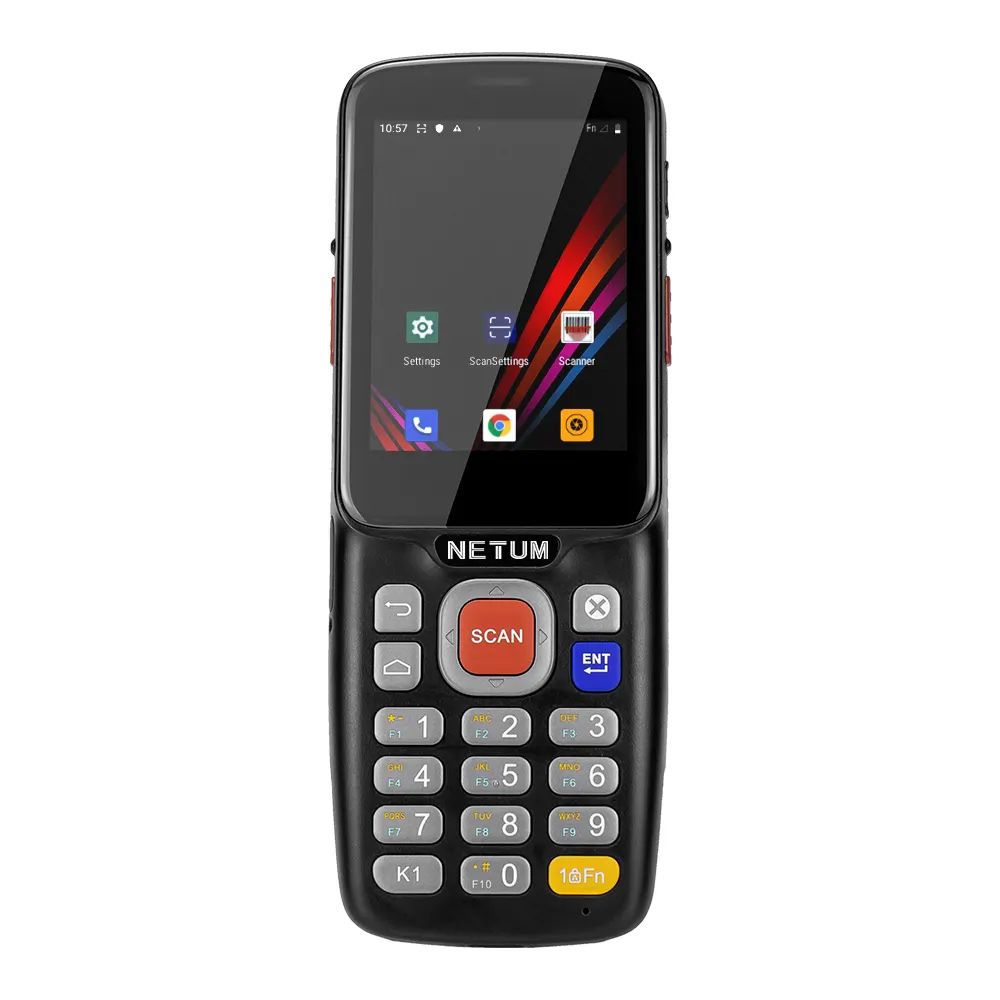 Điện Thoại Di Động Cầm Tay 2D Laser QR Code Android PDA Máy Quét Mã Vạch Không Dây Pda Không Dây