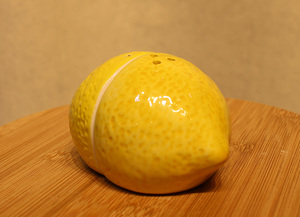 Ensemble Adorable de salière <span class=keywords><strong>et</strong></span> de poivre en forme de citron jaune, pot à sel <span class=keywords><strong>et</strong></span> poivre en céramique - Product Image 6