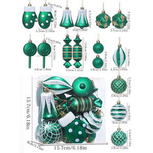 2025ลูกบอลพีวีซีหลายแพ็ก16ชิ้นรูปทรงไม่สม่ำเสมอสำหรับตกแต่งงานฝีมือพิมพ์ยูวีลายเลื่อม - Product Image 5