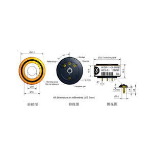 Capteur électrochimique de sulfure d'hydrogène Alphasense H2S-BH, détecteur 3V, environnemental - Product Image 1