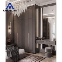 AMAZBUILD Armoires professionnelles de haute qualité, dressing avec porte vitrée, coiffeuse, mobilier de chambre à coucher, directement de l'usine