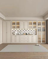 Meuble de rangement pour vaisselle de style français, personnalisable en couleur, écologique, durable, structure démontable, pour salle à manger et buffets