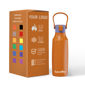 Custom Made Stainless Steel Insulated Water Bottle With Handle And Straw 304 Steel Travel Mug For Home Car Office Outdoor - Product Image 3