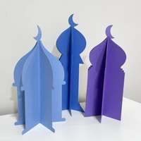 Panneau Ramadan en acrylique, Décoration Ramadan en acrylique, Minaret 3D pour table