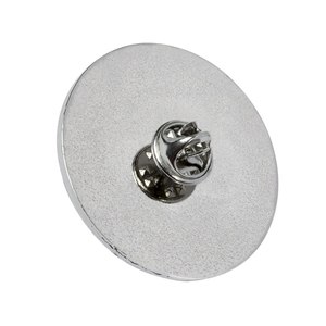 Broche Redondo Infantil de 33/30 mm, Aleación Metálica Plateada con Perla y Diamante, para Regalos, Fiestas, Bodas y Compromisos - Product Image 3
