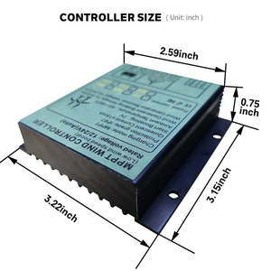 Controlador de Carga para Generador Eólico MPPT de 1000W, 12V 24V 48V, Compatible con Generadores Eólicos MAX-S1, Fabricado en China - Product Image 1