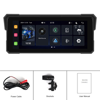 Podofo 8.1 pouces Écran CarPlay Accessoires Moto CarPlay sans fil / Android Auto Airplay/Android Cast / Étanche IP68 Vente en gros