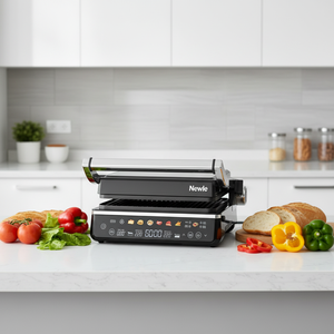 Nouvelle Plaque de Cuisson Électrique Newle 4 Tranches Détachable 2000W 180° Réglable Température <span class=keywords><strong>Plaques</strong></span> Antiadhésives Bac à Huile Amovible Acier Inoxydable - Product Image 2