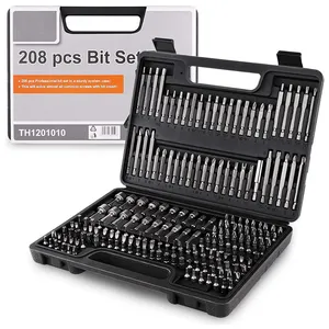 Ensemble d'outils Heavy Duty 208 Pcs Bit Set Tournevis Perceuse Machine Set