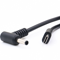 Pd 90W Usb Type C Oplaadkabel 4.5*3.0Mm Black Tip Mannelijke Plug Converter Dc Power Adapter Oplader Voor Hp Laptop