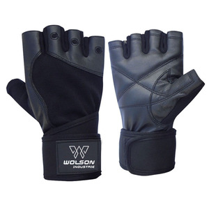 Gants de musculation en cuir de haute qualité pas cher prix musculation exercice entraînement Fitness Gym haltérophilie gants de gymnastique. - Product Image 1