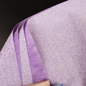 Kain Spunlaced bernapas ramah kulit mutiara warna-warni tisu basah polos bubur kayu PP bahan baku gaya jala kain non-tenun - Product Image 5