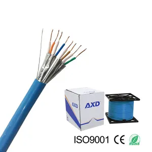 AXD XD-9002B CE/ ROHS/ CPR certificado cable lan CAT6A U/FTP 1000ft precio competitivo LSZH chaqueta