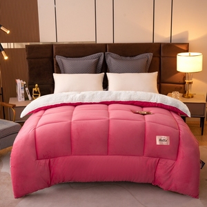 New Style Soft Luxury Winter <strong>Quilt</strong> 100% Polyester Fleece <strong>Bedding</strong> with Washable Breathable Design - Product Image 6