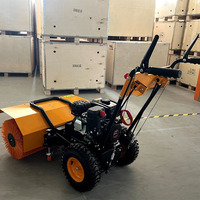Vente chaude Souffleuse à neige de 97 kg à entraînement par friction Nouvelle souffleuse à neige électrique/à essence multifonctionnelle 6,5 ch Machine de déneigement