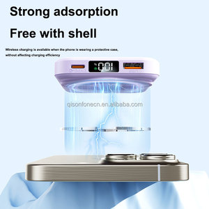 Imán externo 5000 mAh ultra compacto 5000 mAh 10000mAh cargador portátil inalámbrico magnético PD 20W banco de energía para <span class=keywords><strong>iPhone</strong></span> 14 <span class=keywords><strong>13</strong></span> - Product Image 3
