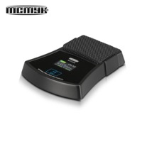 Microphone sans fil à condensateur avec suppression du bruit, connecteur XLR, modèle de bureau en métal et plastique pour usage en conférence