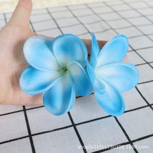 Fleurs <span class=keywords><strong>de</strong></span> cheveux en mousse PU Hawaïennes, aspect naturel, Plumeria <span class=keywords><strong>Hibiscus</strong></span> avec tige pour décoration <span class=keywords><strong>de</strong></span> mariage et <span class=keywords><strong>de</strong></span> fête sur la plage - Product Image 3