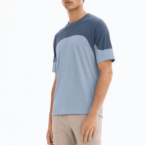 Camiseta de Manga Corta para Hombre, Cuello Redondo, Color Rosa, Diseño Liso, 100% Algodón, Secado Rápido - Product Image 6