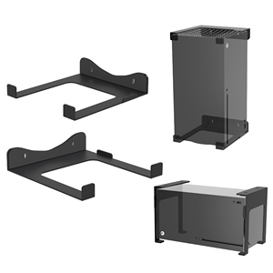 Support mural pour console de jeu Iron Black pour <span class=keywords><strong>Series</strong></span> <span class=keywords><strong>X</strong></span> avec rangement pour manettes et casques - Product Image 1