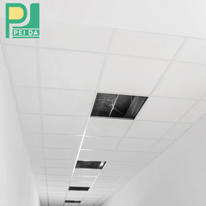 Paneles de Techo de Yeso Laminado con PVC Ignífugo, <span class=keywords><strong>Aislamiento</strong></span> Acústico para Decoración de Centros Comerciales, Oficinas y Hospitales - Product Image 2