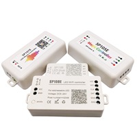 Contrôleur de couleur et de musique pour téléphone portable SP105E/SP107E, variateur de lumière WS2812B 5-24V pour bande LED avec WiFi, portée 30M