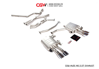 Pièces automobiles, échappement, silencieux de voiture, catback pour Audi A7 C8 2.0T, downpipe