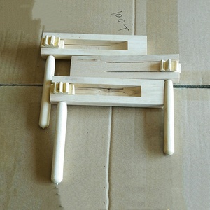 Castagnettes en bois rotatives Orff en gros, instruments de percussion pour enfants, série d'instruments de rythme, claquettes en bois faites à la main - Product Image 2