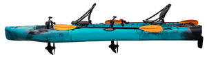Kayak Modular de 3 Piezas para Pesca y Deportes al Aire Libre, 2 Asientos en la Fila Superior, Remo con Propulsión, Kayak SP2S280-2 con Aleta de Propulsión - Product Image 6